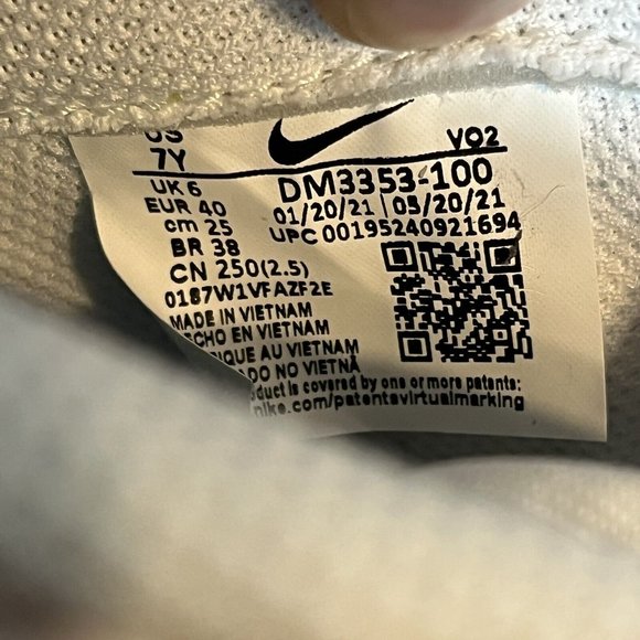 Nike Air Force 1 Low Hare Space Jam Bugs Lola DM3353-100 Size 7Y / Women‎ Sz 8.5 - Picture 11 of 11